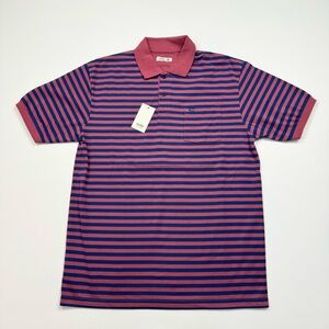 NEW! Men’s Cole Short Sleeve Striped Collared Polo Shirt Size Large W/Tags
